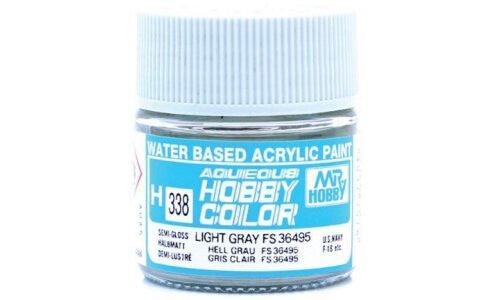 AQUEOUS HOBBY COLOR - H338 LIGHT GRAY FS36495[US NAVY F-18] - Trinity Hobby