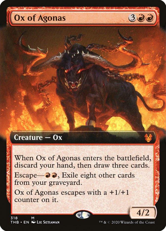 Ox of Agonas (Extended Art) [Theros Beyond Death] - Trinity Hobby