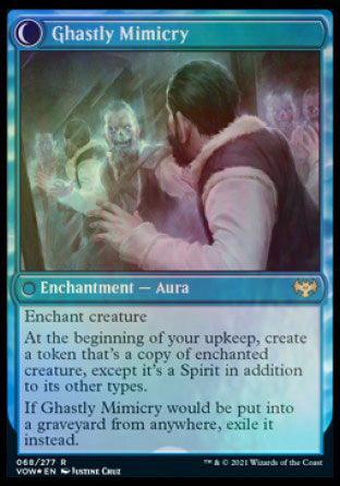 Mirrorhall Mimic // Ghastly Mimicry [Innistrad: Crimson Vow Prerelease Promos] - Trinity Hobby