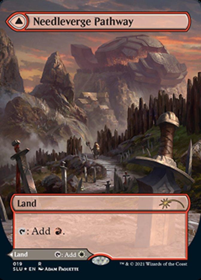 Needleverge Pathway // Pillarverge Pathway (Borderless) [Secret Lair: Ultimate Edition 2] - Trinity Hobby