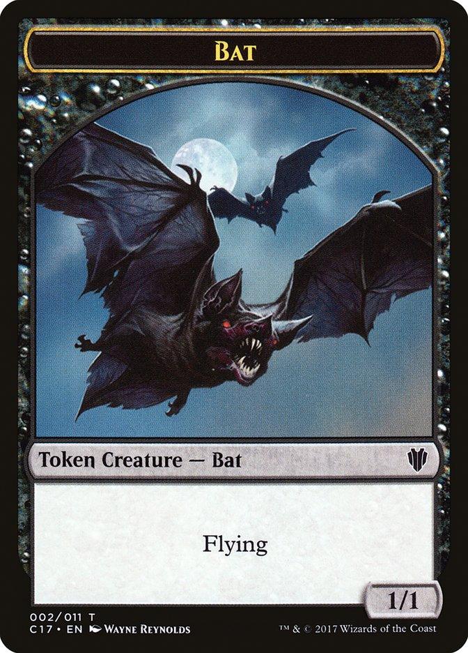 Bat // Vampire Double-Sided Token [Commander 2017 Tokens] - Trinity Hobby