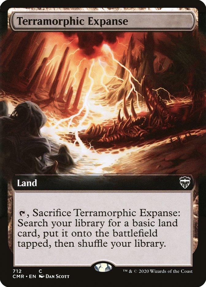 Terramorphic Expanse (Extended Art) [Commander Legends] - Trinity Hobby