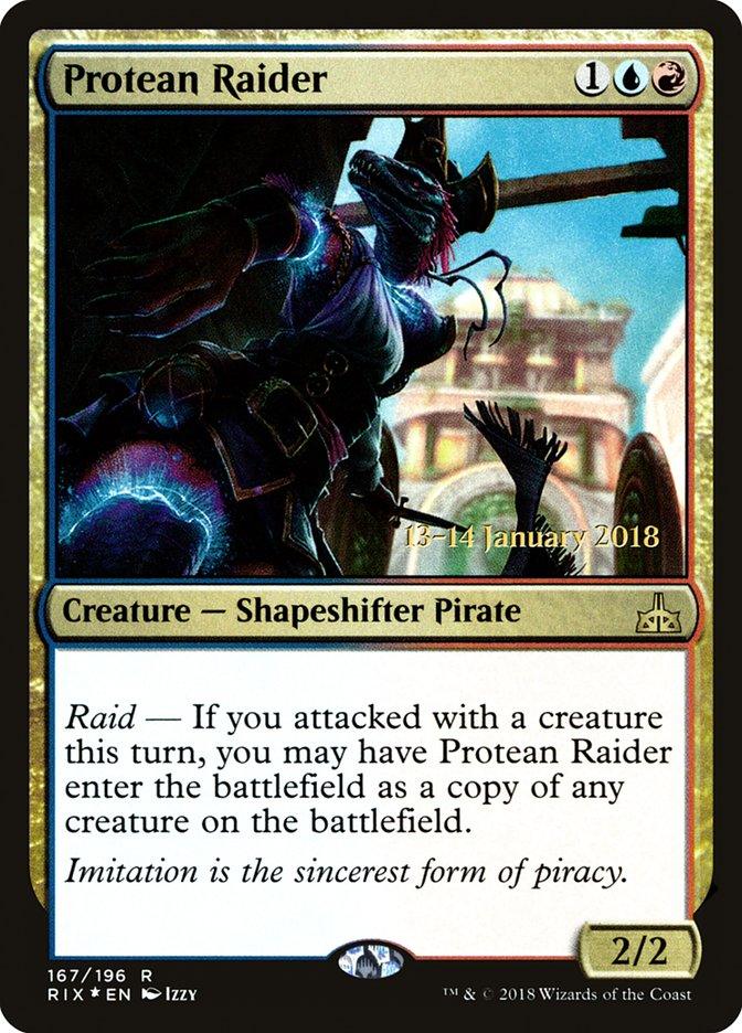 Protean Raider [Rivals of Ixalan Prerelease Promos] - Trinity Hobby