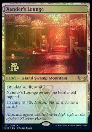Xander's Lounge [Streets of New Capenna Prerelease Promos] - Trinity Hobby