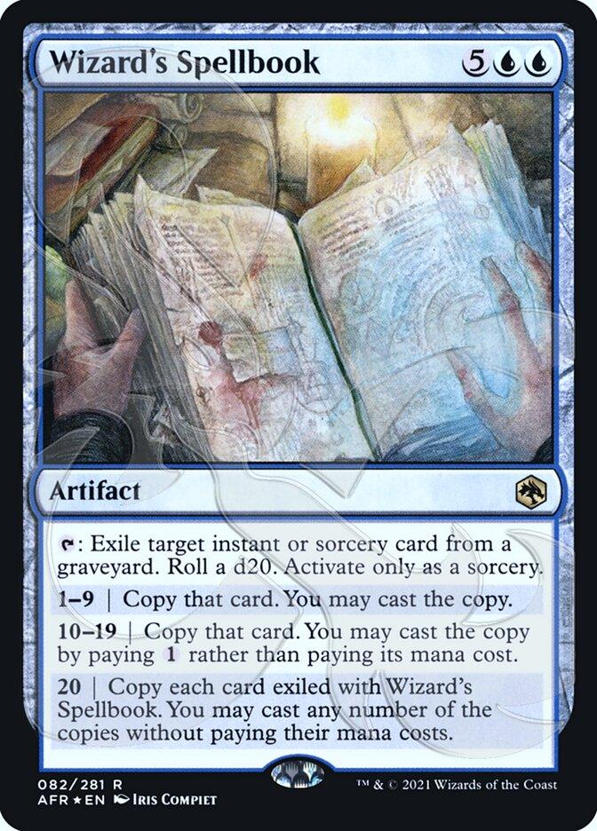 Wizard's Spellbook (Ampersand Promo) [Dungeons & Dragons: Adventures in the Forgotten Realms Promos] - Trinity Hobby
