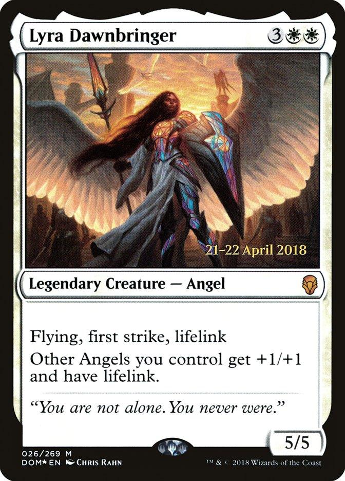 Lyra Dawnbringer [Dominaria Prerelease Promos] - Trinity Hobby