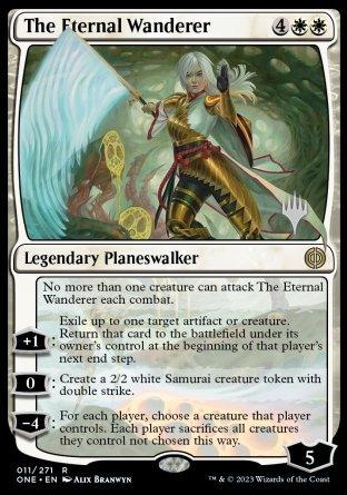 The Eternal Wanderer (Promo Pack) [Phyrexia: All Will Be One Promos] - Trinity Hobby
