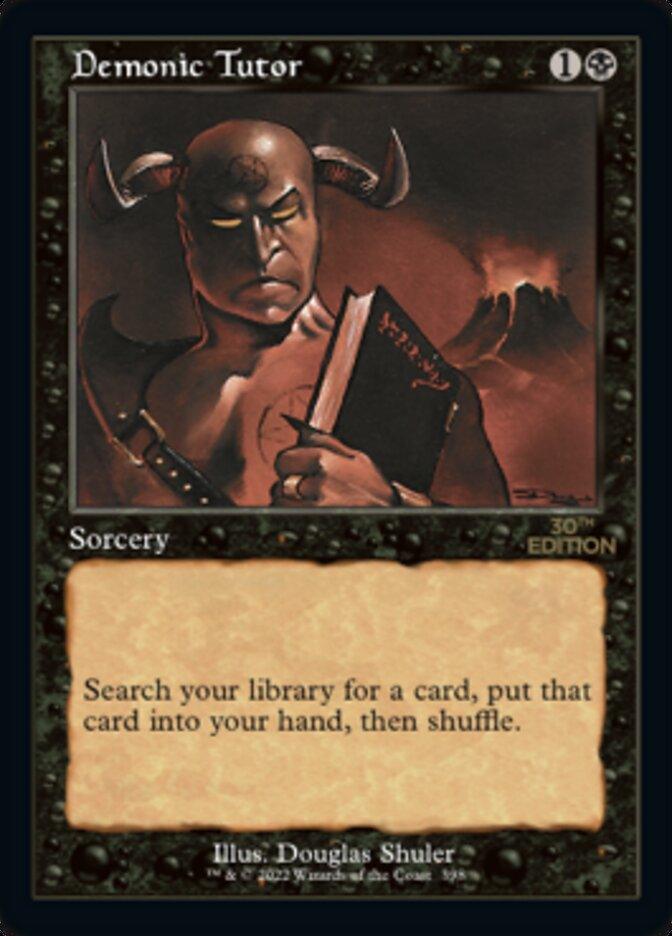 Demonic Tutor (Retro) [30th Anniversary Edition] - Trinity Hobby