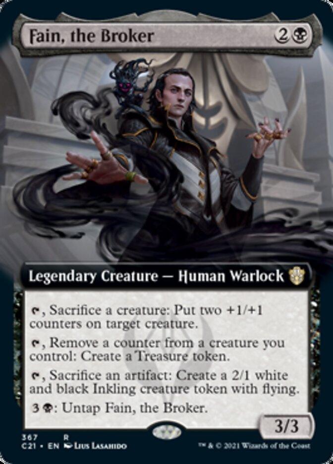 Fain, the Broker (Extended Art) [Commander 2021] - Trinity Hobby
