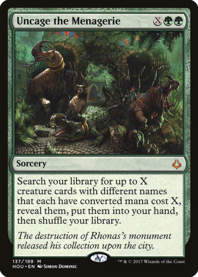 Uncage the Menagerie [Hour of Devastation] - Trinity Hobby