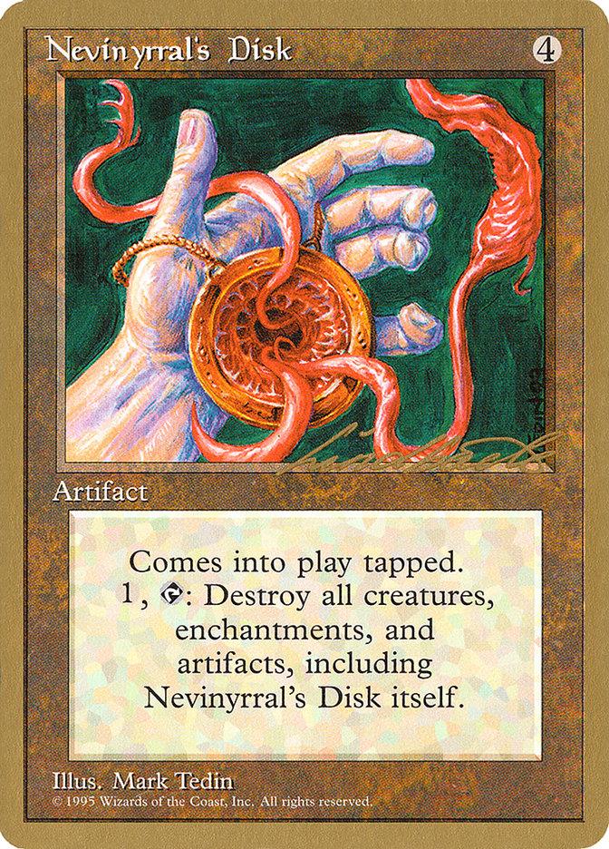 Nevinyrral's Disk (Leon Lindback) [Pro Tour Collector Set] - Trinity Hobby