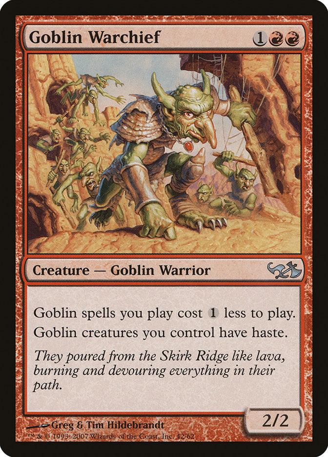 Goblin Warchief [Duel Decks: Elves vs. Goblins] - Trinity Hobby