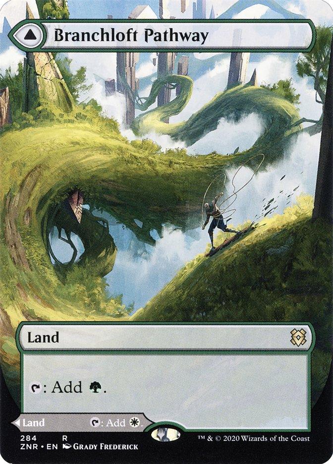 Branchloft Pathway // Boulderloft Pathway (Borderless Alternate Art) [Zendikar Rising] - Trinity Hobby