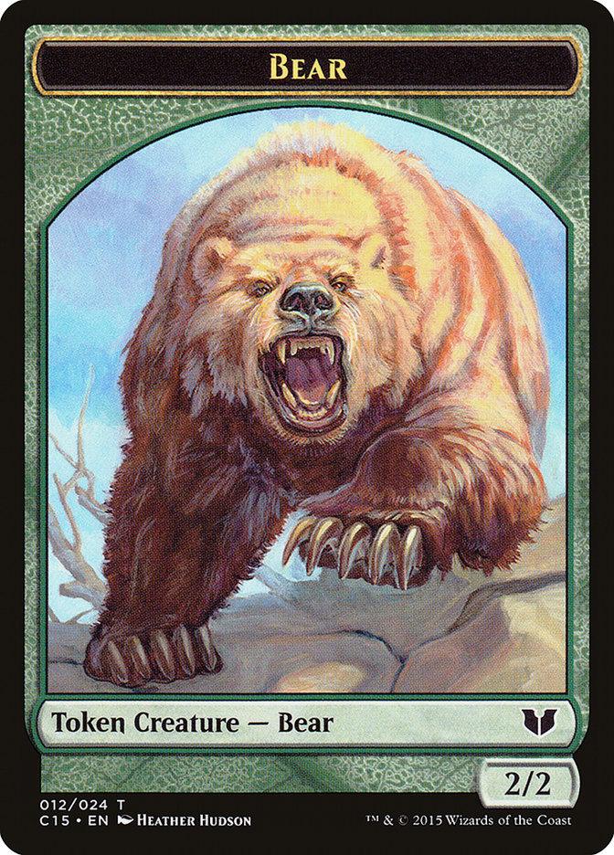 Bear // Spider Double-Sided Token [Commander 2015 Tokens] - Trinity Hobby