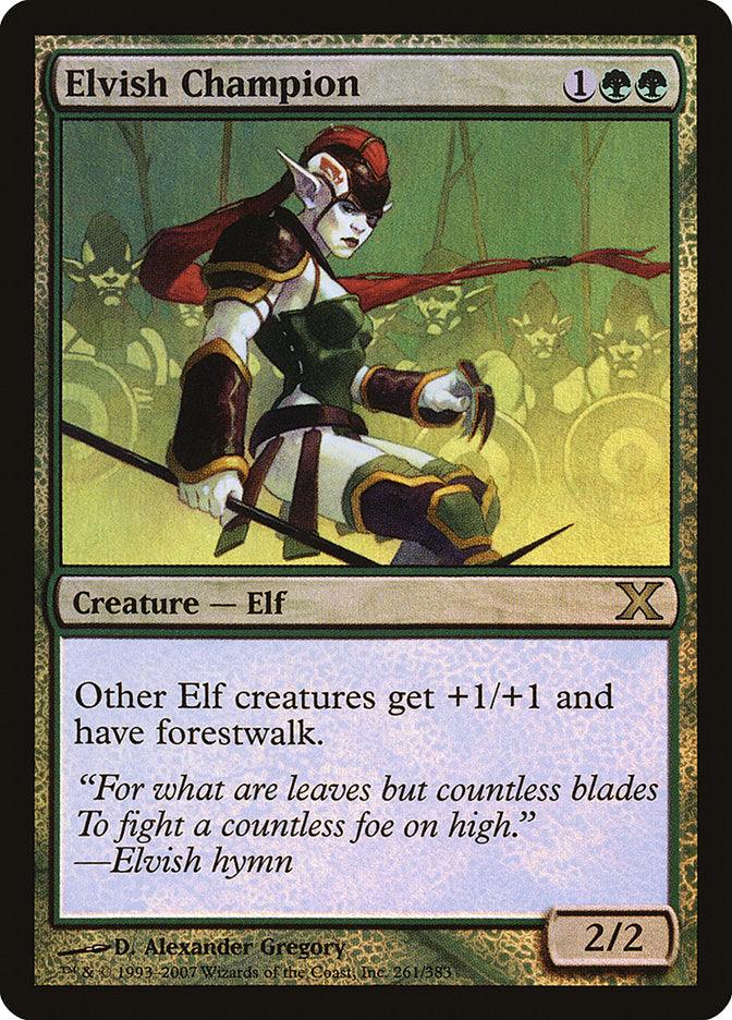 Elvish Champion (Premium Foil) [Tenth Edition] - Trinity Hobby