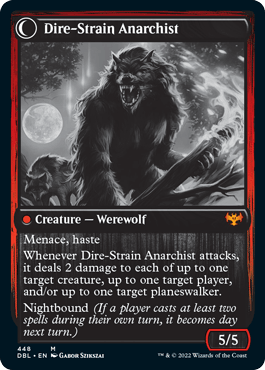 Volatile Arsonist // Dire-Strain Anarchist [Innistrad: Double Feature] - Trinity Hobby