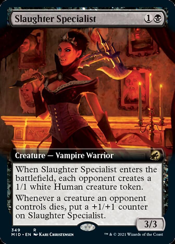 Slaughter Specialist (Extended Art) [Innistrad: Midnight Hunt] - Trinity Hobby