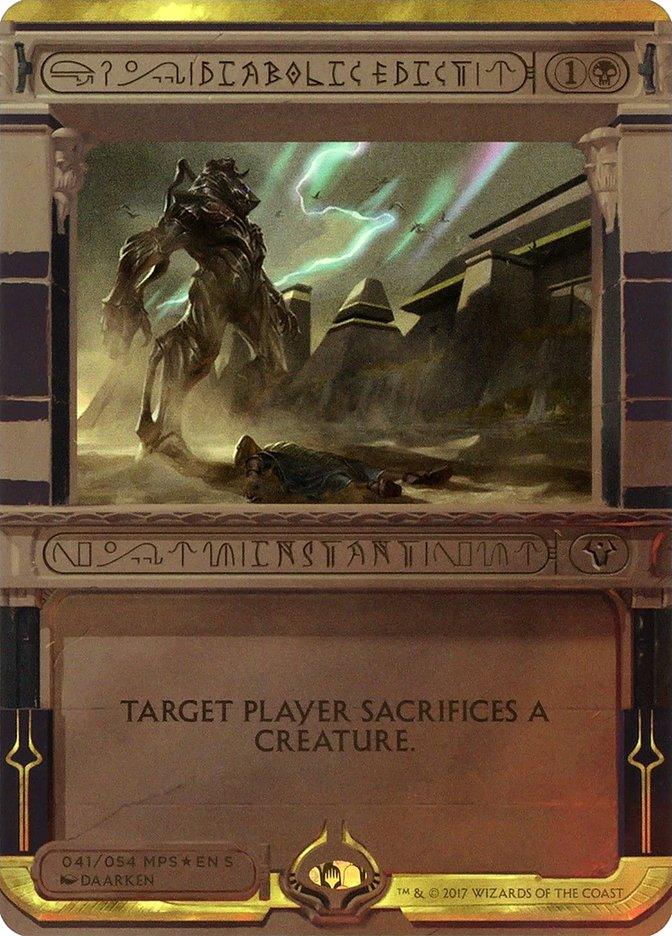 Diabolic Edict (Invocation) [Amonkhet Invocations] - Trinity Hobby