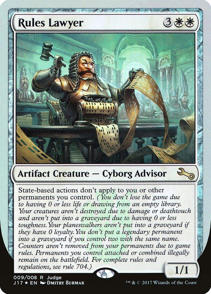 Rules Lawyer [Judge Gift Cards 2017] - Trinity Hobby