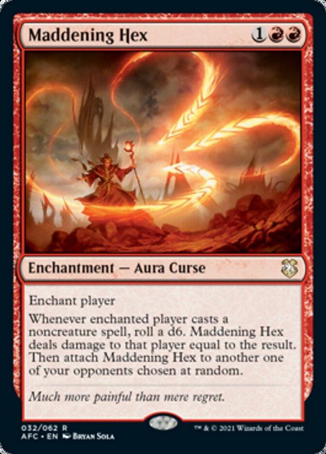 Maddening Hex [Dungeons & Dragons: Adventures in the Forgotten Realms Commander] - Trinity Hobby