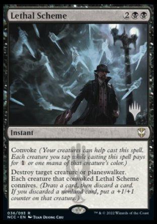 Lethal Scheme (Promo Pack) [Streets of New Capenna Commander Promos] - Trinity Hobby