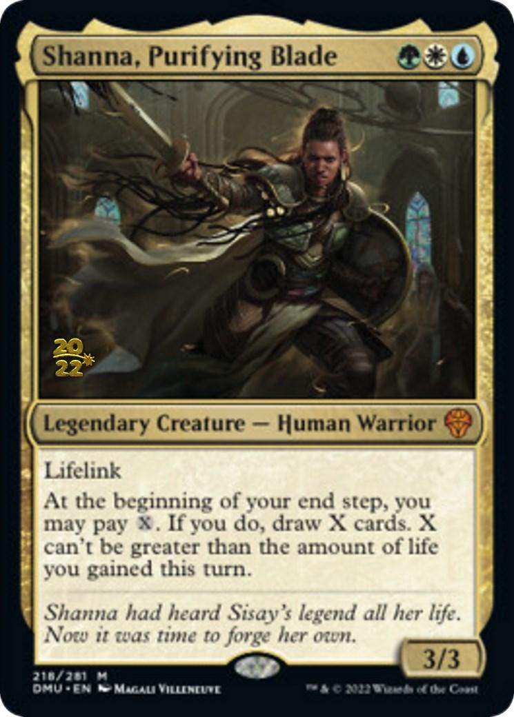 Shanna, Purifying Blade [Dominaria United Prerelease Promos] - Trinity Hobby