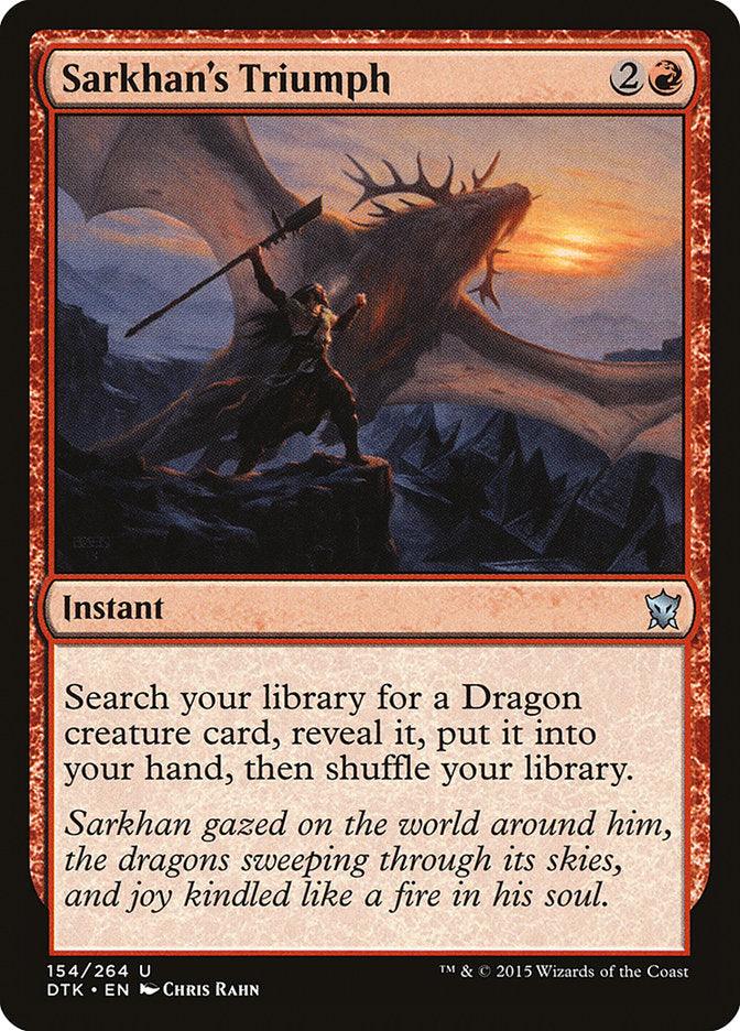 Sarkhan's Triumph [Dragons of Tarkir] - Trinity Hobby
