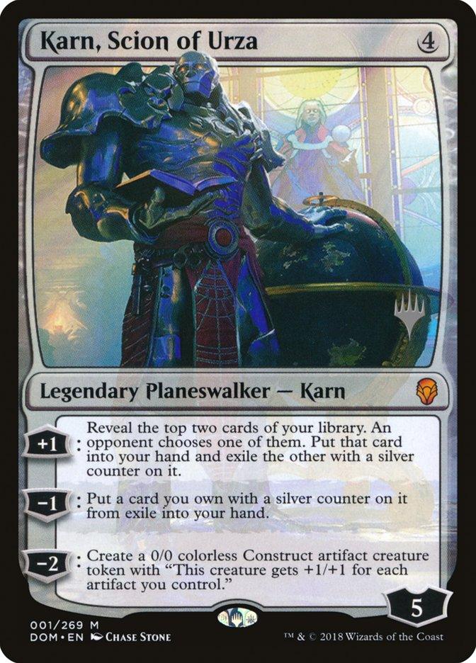 Karn, Scion of Urza (Promo Pack) [Dominaria Promos] - Trinity Hobby
