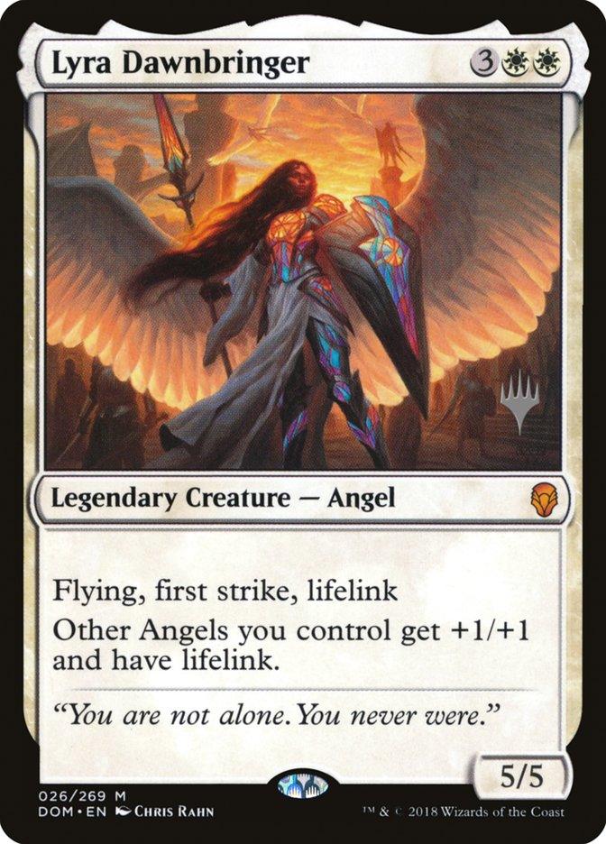 Lyra Dawnbringer (Promo Pack) [Dominaria Promos] - Trinity Hobby