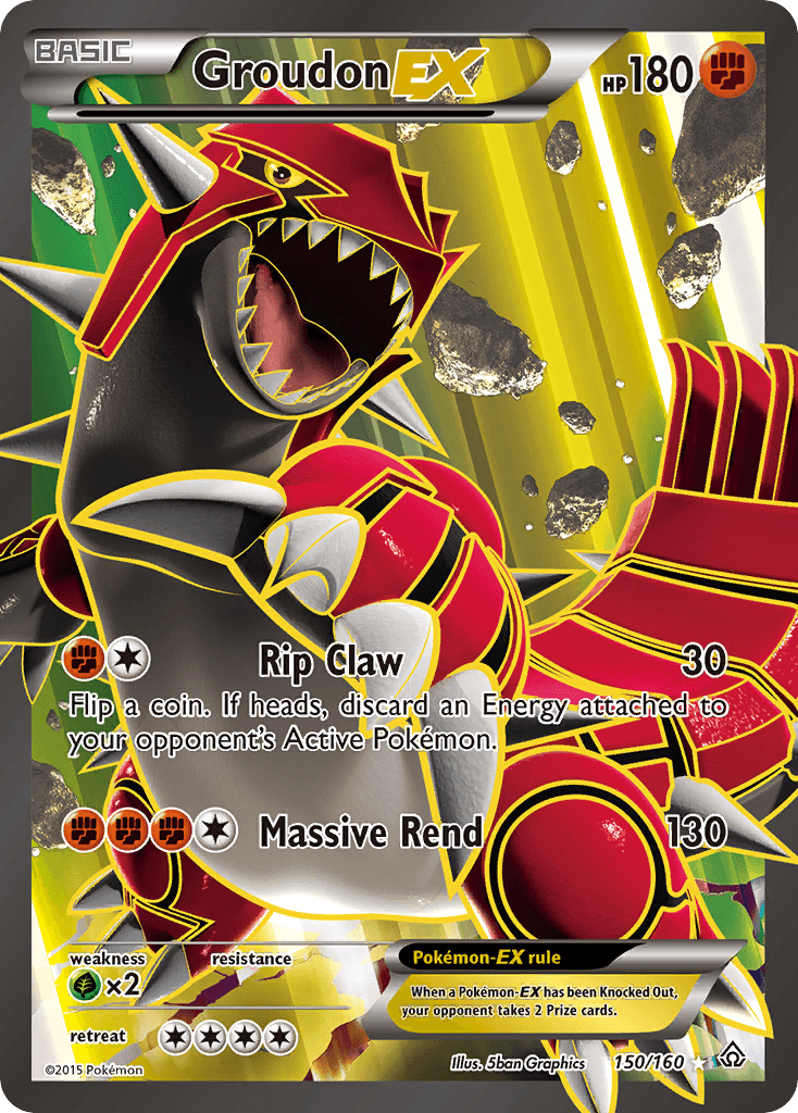 Groudon EX (150/160) [XY: Primal Clash] - Trinity Hobby