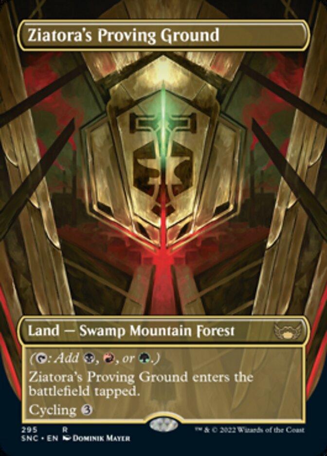 Ziatora's Proving Ground (Borderless Alternate Art) [Streets of New Capenna] - Trinity Hobby