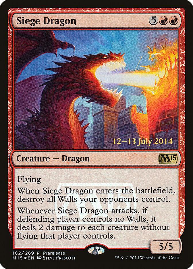 Siege Dragon [Magic 2015 Promos] - Trinity Hobby