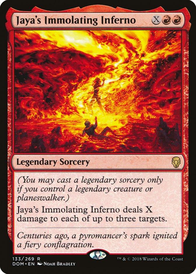 Jaya's Immolating Inferno [Dominaria] - Trinity Hobby