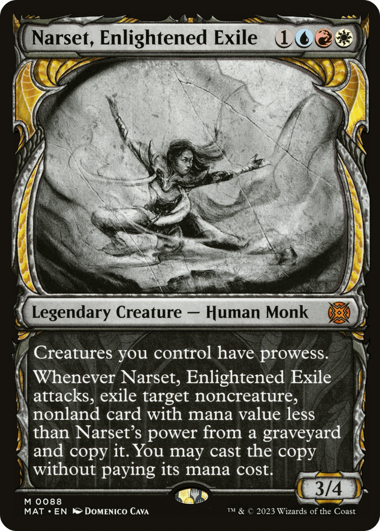 Narset, Enlightened Exile (Showcase) [March of the Machine: The Aftermath] - Trinity Hobby