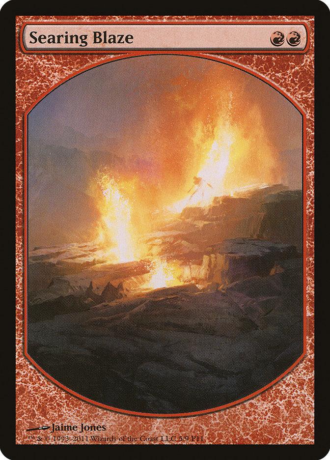 Searing Blaze [Magic Player Rewards 2011] - Trinity Hobby