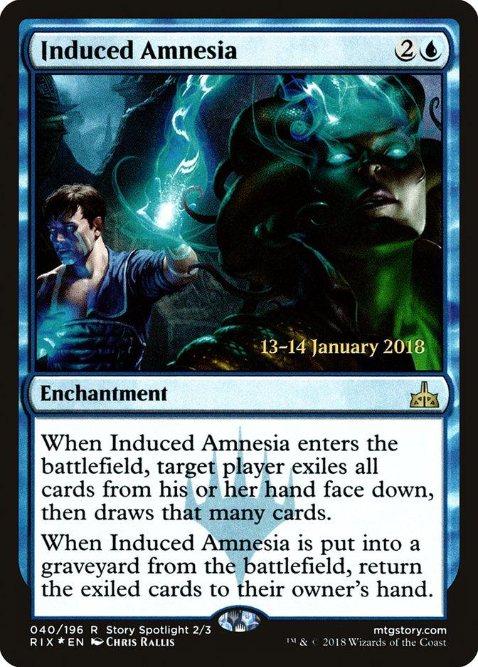 Induced Amnesia [Rivals of Ixalan Prerelease Promos] - Trinity Hobby