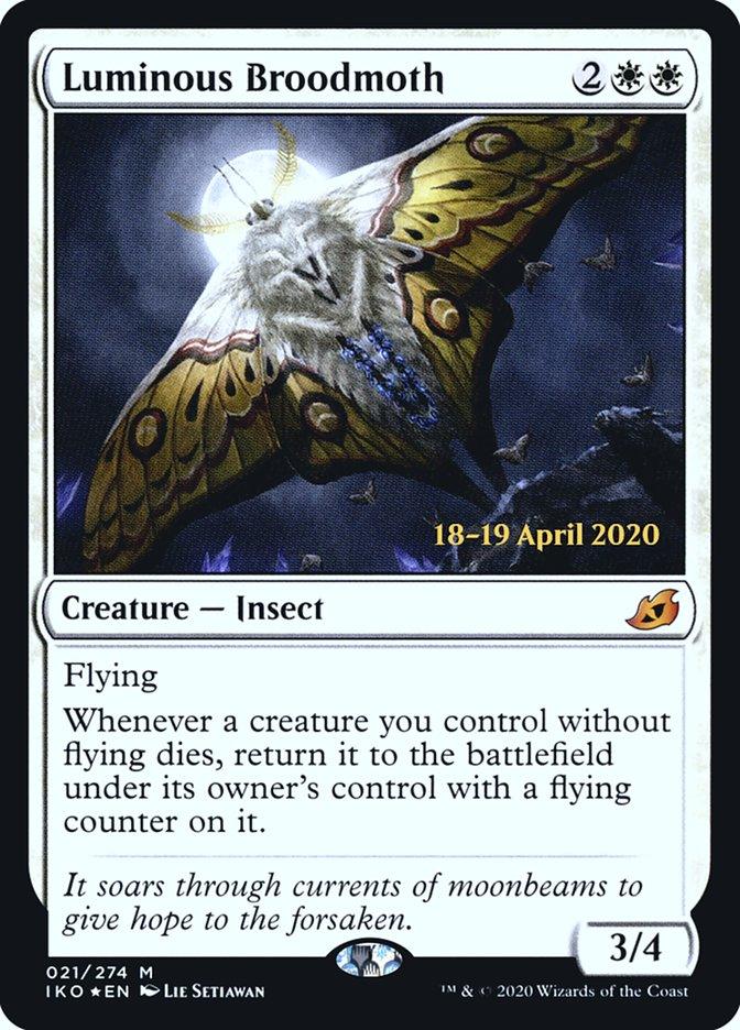 Luminous Broodmoth [Ikoria: Lair of Behemoths Prerelease Promos] - Trinity Hobby