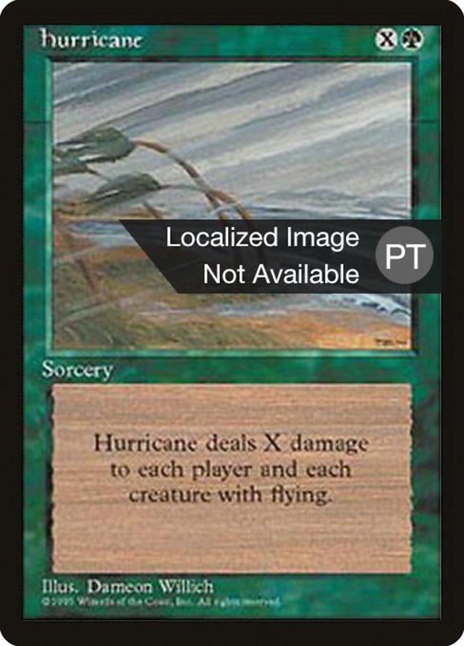 Hurricane [Fourth Edition (Foreign Black Border)] - Trinity Hobby