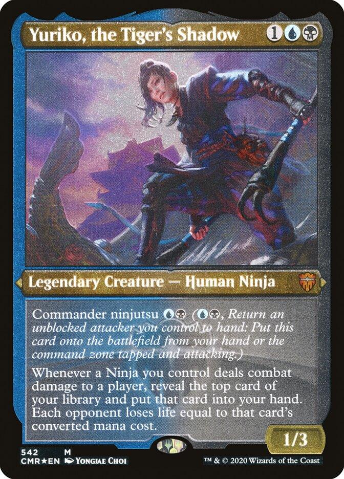 Yuriko, the Tiger's Shadow (Etched) [Commander Legends] - Trinity Hobby