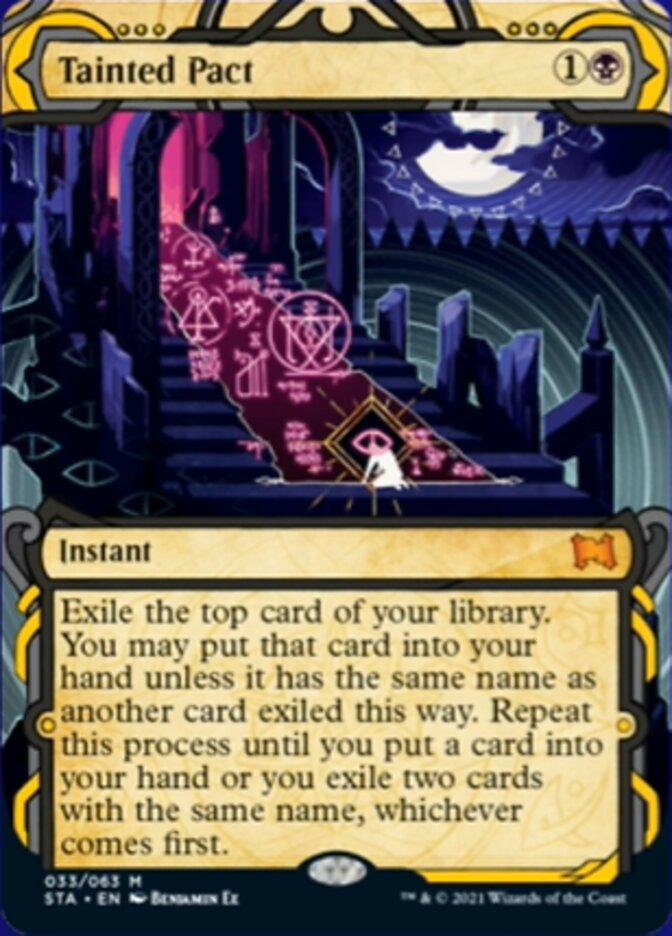 Tainted Pact (Foil Etched) [Strixhaven: School of Mages Mystical Archive] - Trinity Hobby