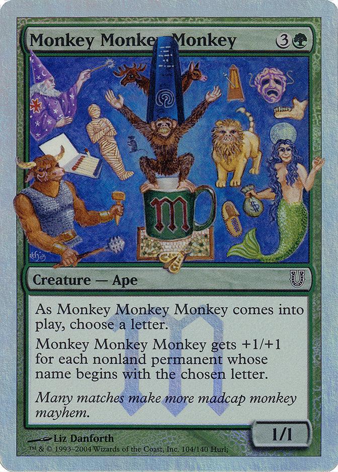 Monkey Monkey Monkey (Alternate Foil) [Unhinged] - Trinity Hobby