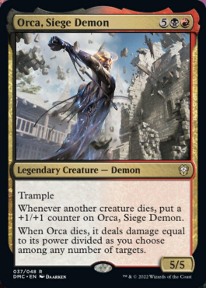 Orca, Siege Demon [Dominaria United Commander] - Trinity Hobby