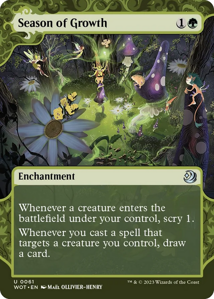 Season of Growth [Wilds of Eldraine: Enchanting Tales] - Trinity Hobby