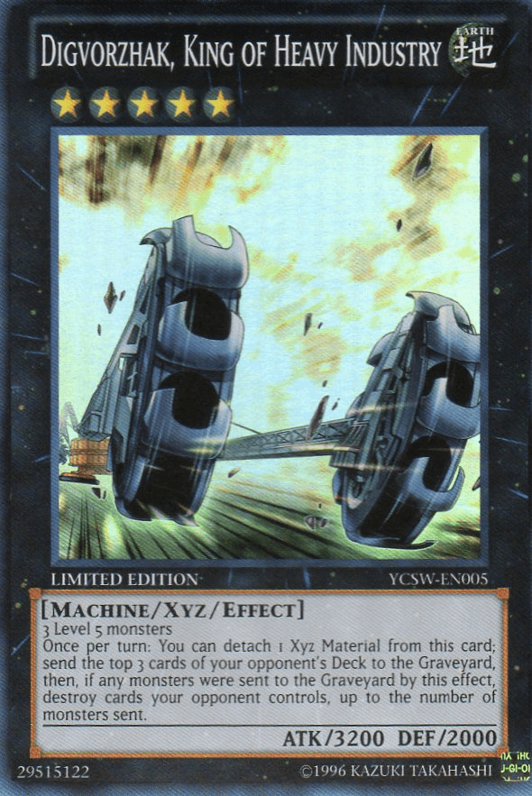 Digvorzhak, King of Heavy Industry [YCSW-EN005] Super Rare - Trinity Hobby
