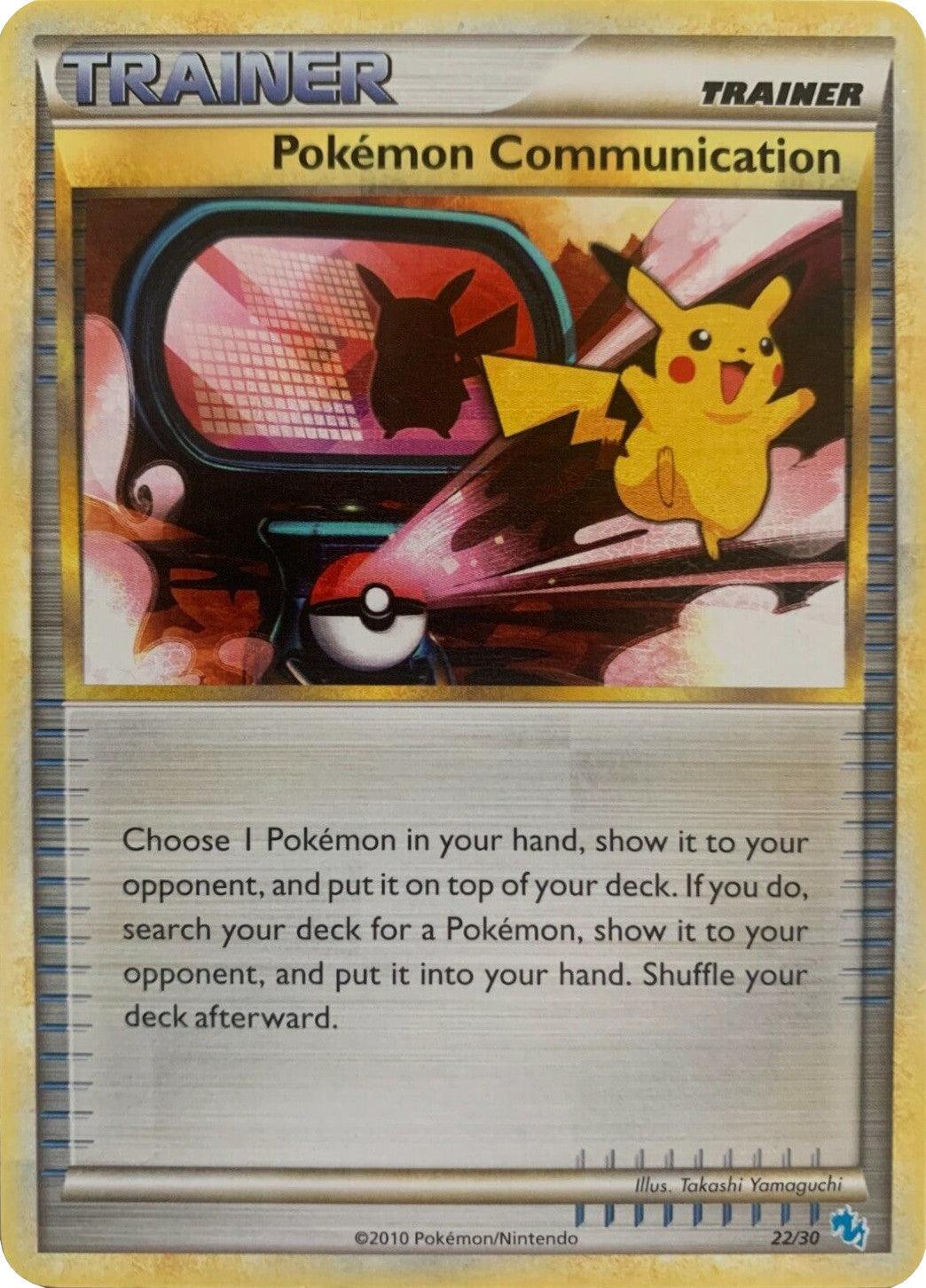 Pokemon Communication (22/30) [HeartGold & SoulSilver: Trainer Kit - Gyarados] - Trinity Hobby