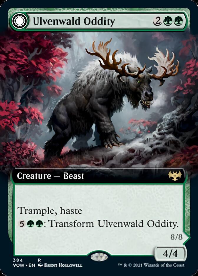 Ulvenwald Oddity // Ulvenwald Behemoth (Extended Art) [Innistrad: Crimson Vow] - Trinity Hobby