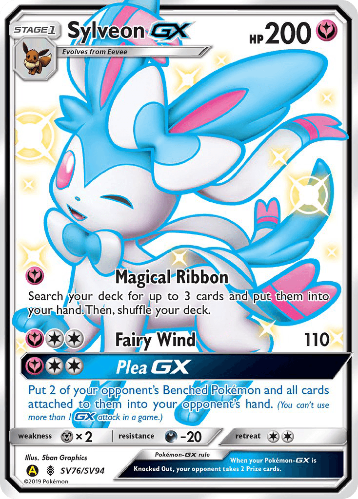 Sylveon GX (SV76/SV94) [Sun & Moon: Hidden Fates - Shiny Vault] - Trinity Hobby