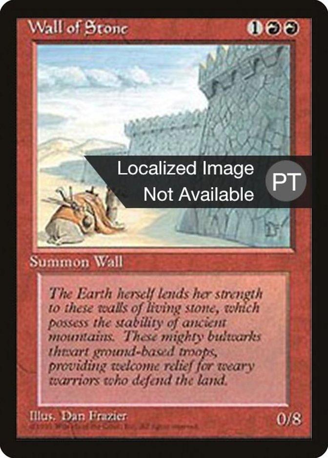 Wall of Stone [Fourth Edition (Foreign Black Border)] - Trinity Hobby