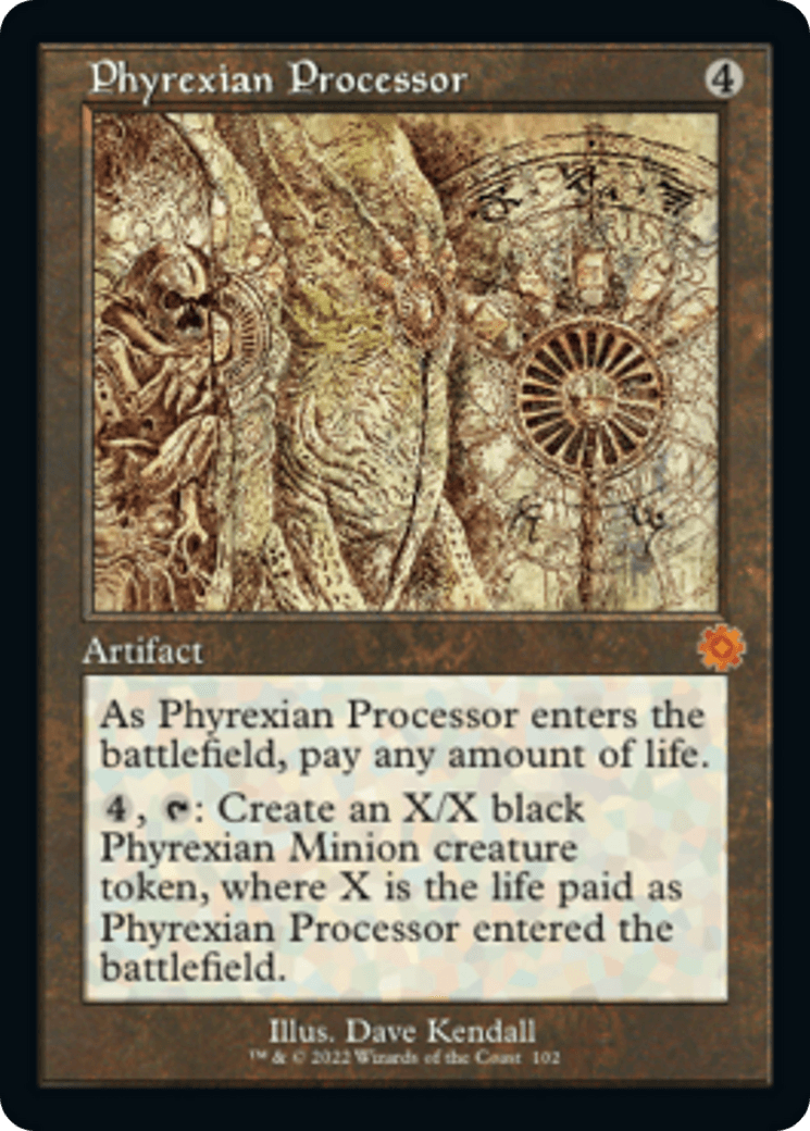 Phyrexian Processor (Retro Schematic) [The Brothers' War Retro Artifacts] - Trinity Hobby