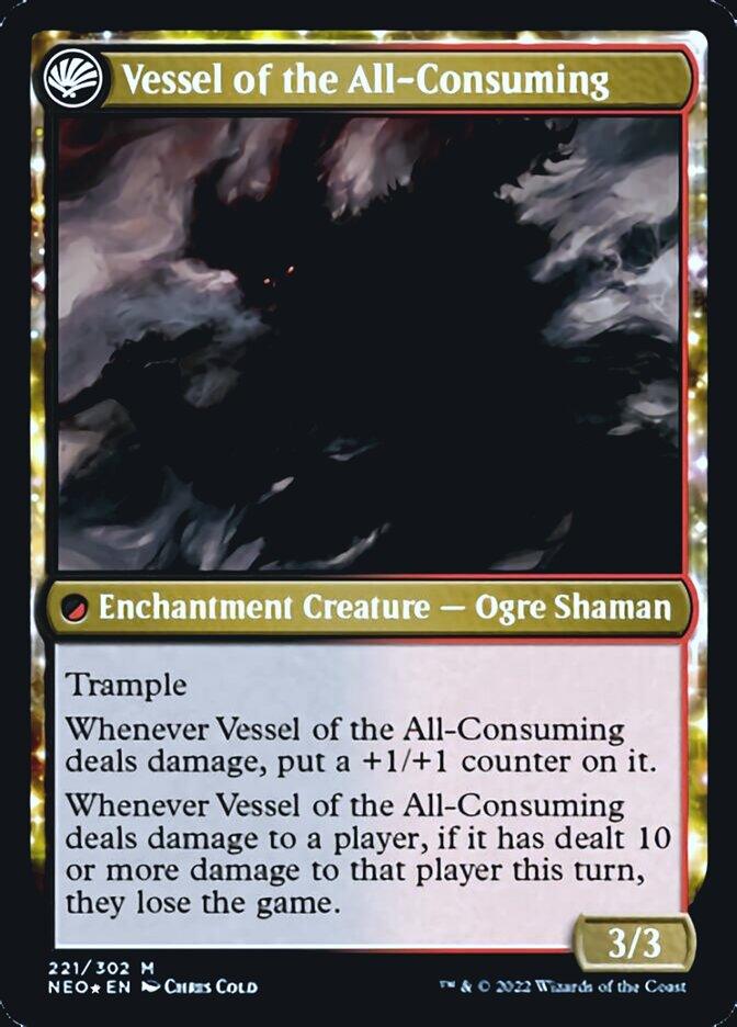 Hidetsugu Consumes All // Vessel of the All-Consuming [Kamigawa: Neon Dynasty Prerelease Promos] - Trinity Hobby